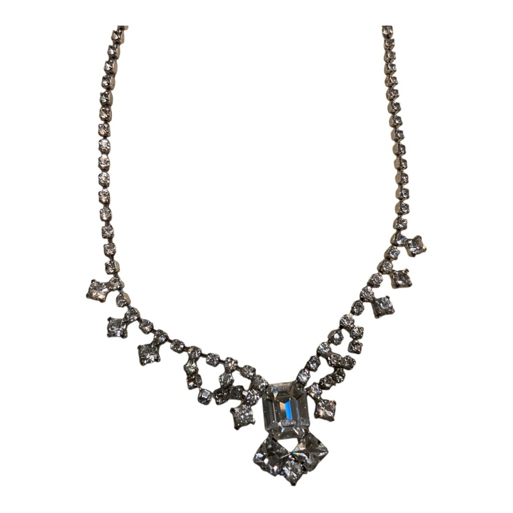 Coro Rhinestone Necklace - Picture 3 of 8